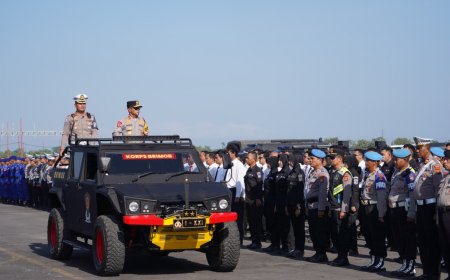 2.678 Personel Dikerahkan, Kapolda NTB Pimpin Apel Ops Mandalika Rinjani 2026 Amankan MotoGP