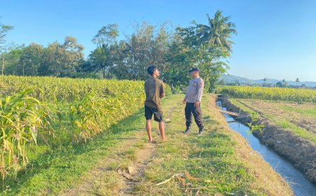 Polres Malang Ajak Warga Maksimalkan Lahan untuk Penuhi Kebutuhan Pangan