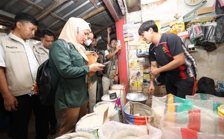 Polda Jatim Pantau Stok dan Harga Beras di Tiga Pasar, Pasokan Terpantau Aman