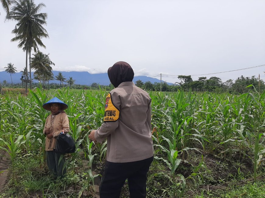 Polres Malang Dorong Lahan Warga Tetap Menghasilkan untuk Ketahanan Pangan