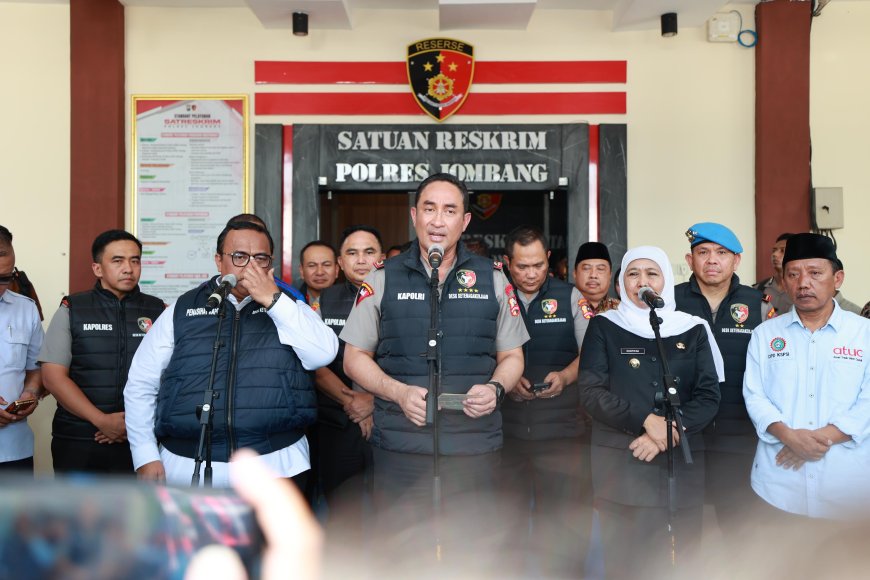 Kawal Hak Pekerja, Kapolri Resmikan Desk Ketenagakerjaan Polri Tingkat Polres di Jombang